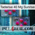 Tadarise 40 Mg Sunrise 14